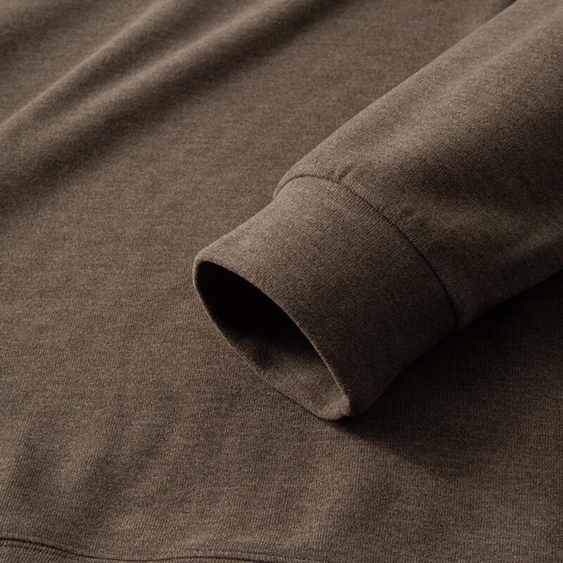 Dibinze Men's Plus Size Solid Crew Neck Sweatshirt