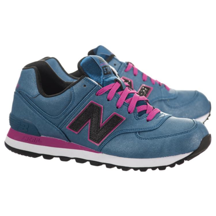 New Balance 574 Series Sneakers 'Blue Rose Red' Women's