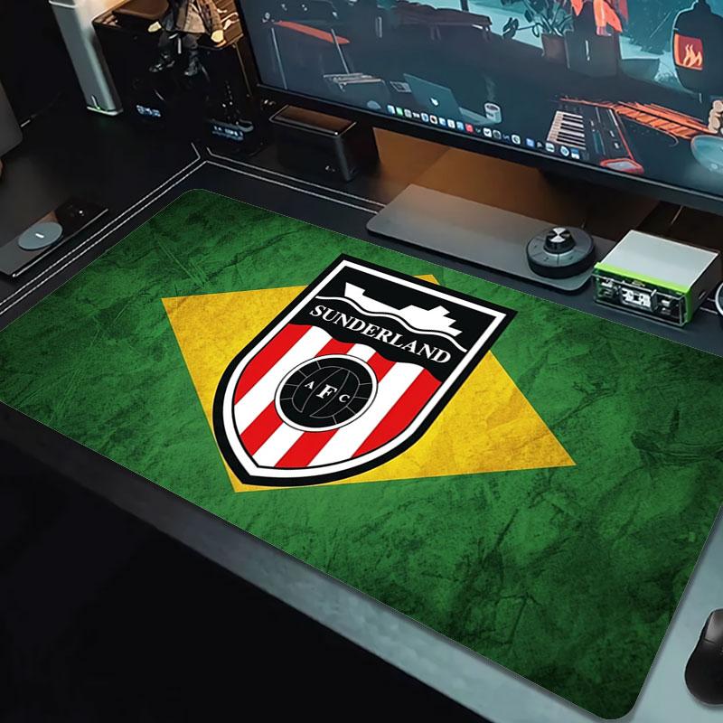 Sunderland A.F Large Size Mouse Pad Large Gaming Table Cushion Non-slip Laptop Tablet Big Mousepad XXL Mat Mini PC Playmat With Lock Edge