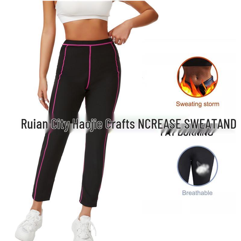 Tuta Sauna Taglie Forti da Donna Set Modellante per Yoga e Controllo Addominale
