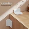 Punch-Free Cabinet Anti-Tip Fixing Bracket for Kitchen Furniture and Wall-Mounted Right-Angle Stabilizer