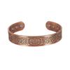Vinterly Pure Copper Bracelets Vintage Viking Yggdrasil 15mm Adjustable Cuff Bangles Health Energy High Magnet Jewelry Resizable