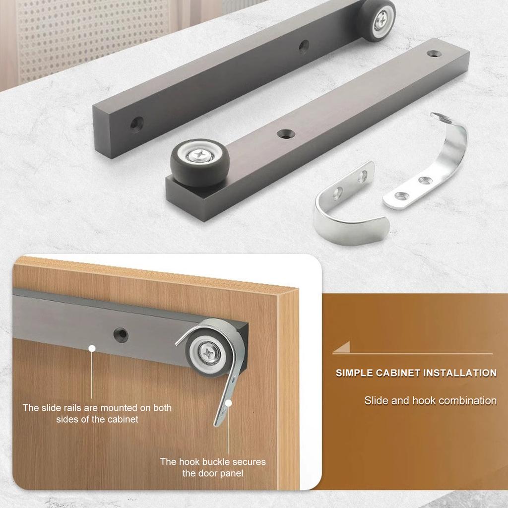 Easy Installion Designs Cabinet Door Hinges Set for Bookshelves with Adjustable and Safety Lock Daily Casual Use