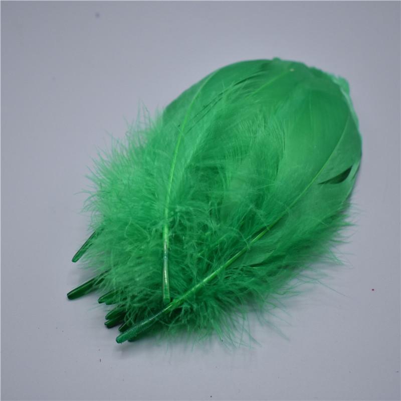 Nature Peppermint Green Goose Nagoire Feathers For Crafts Plumes 5-7Inch/13-18Cm Jewelry Clothing Accessories Wedding Decoration