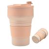 500ml Reusable Folding Silicone Foldable Bottle Cup Portable Collapsible Travel Cup Drinking Cups for Outdoor Camping