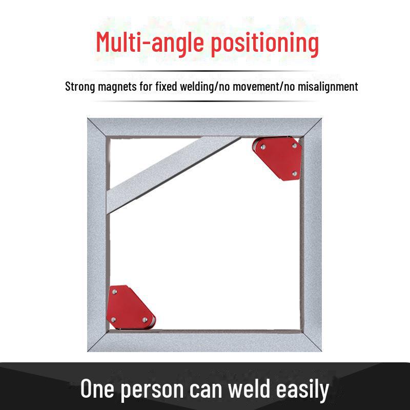Multifunktionales magnetisches Dreieck-Schweißortungsset - 4-teilig