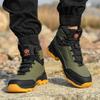 Waterproof Safety Boots Men Steel Toe Work Boots Anti-smash Stab-resistant Indestructible Protective Shoes Comfortable Mens Boot