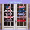Stylish Usa Themed Wooden Hanging Decor Featuring Patriotic Red Blue White Colors For Independence Day