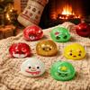 Low Rebound Squeeze Stress Balls Colorful Design Christmas Squeeze Toys  Stress Relief