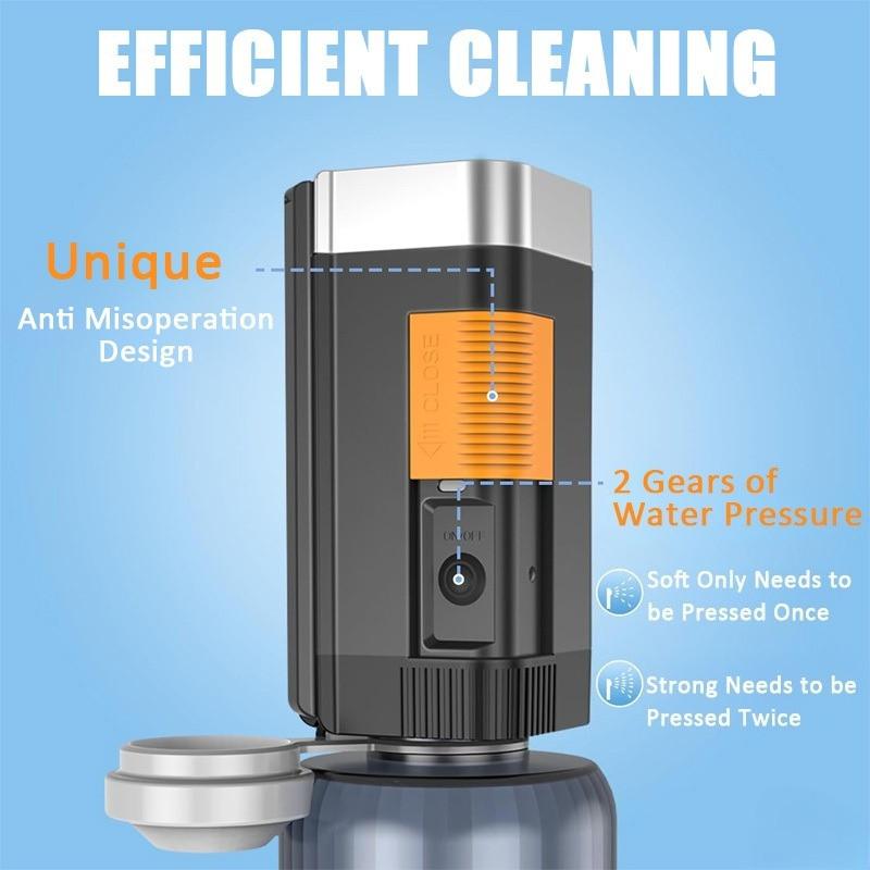 400ml Large Capacity Portable Electric Bidet Travel USB Rechargeable Leak-Proof Bidet Sprayer Body Cleansing Device