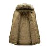 Men's Winter Korean Style Mid-Length Thickened Cotton Jacket