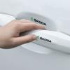 8Pcs Transparent Car Door Handle Bowl Anti Scratch Protective Sticker For Skoda Octavia Superb Rapid Kodiaq Karoq Fabia Kamiq Roomster Citigo