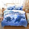 Destiny 2 Guardian Hunter Titan Warlock Space Alien Planet Sci-Fi Multiplayer Shooter Game Bedding Set Duvet Cover 2 Pillowcases