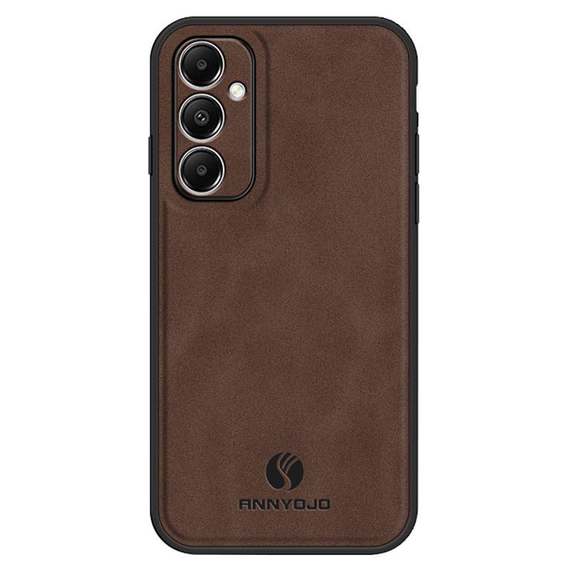 ANNYOJO For Samsung Galaxy A05s 4G Case PU Leather+PC+TPU Shockproof Back Cover