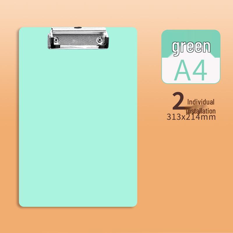 Morandi A4 Clipboard with Strong Clip for Writing, Office, and Meeting Notes
