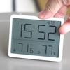 Electronic Temperature Hygrometer Display Screen Bedside Desk Clock Mini Table Clock  Bedroom