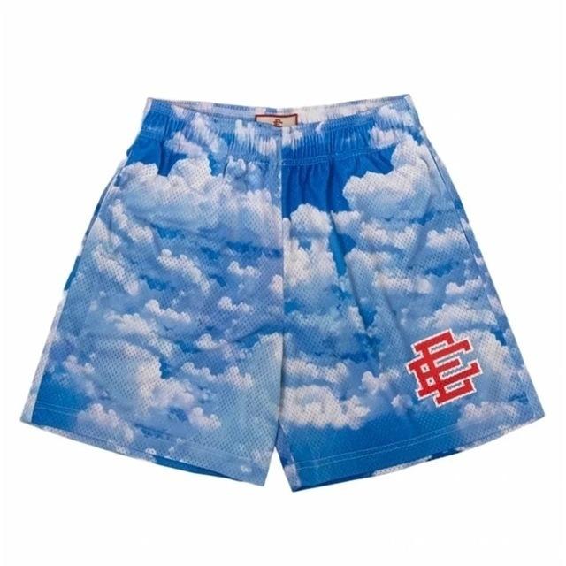 Men s 3D Digital Printing Trendy Shorts, Sports Mesh Fabric Shorts, Beach Pants S