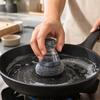 Kitchen Pot Brush with Pressure for Cleaning Pots, Pans and Cookware