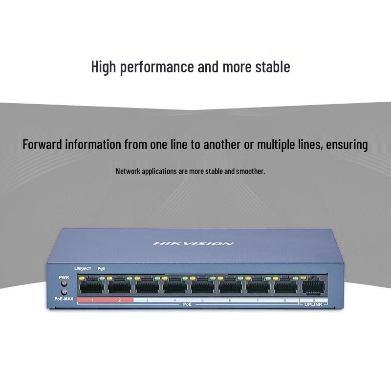 Hikvision DS-3E0109SP-E 9-Port 100Mbps PoE Switch
