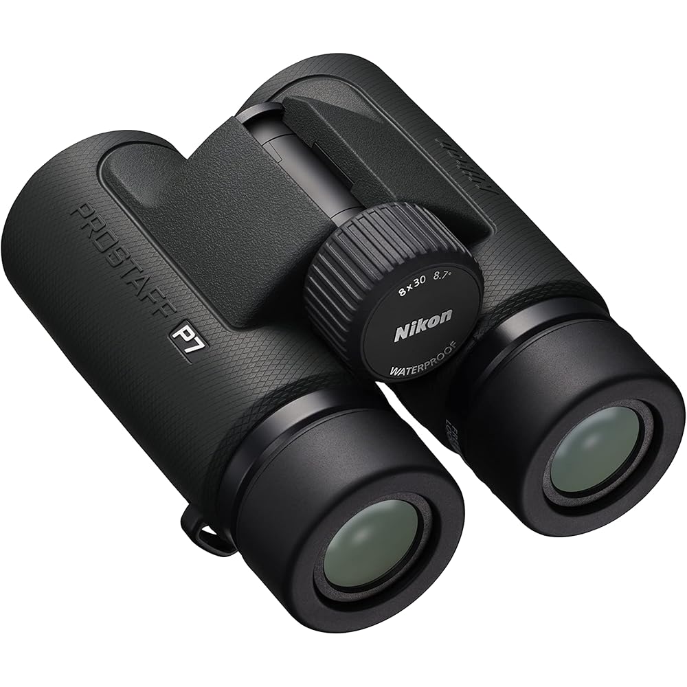 Nikon PROSTAFF P7 8x30 Binoculars, 8x30mm, for Bird Watching, Concerts, Sports, and Travel, Charcoal Gray
