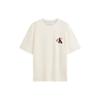 Logo Print Crew Neck T-Shirt Unisex Tops Off-White J323193-YBH