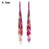 Crochet Hooks Kit 9 Pieces Resin Floral Pattern Pretty Yarn Weave Tool Knitting Needles Crochet Kit For Blanket Doll Hat Scarf