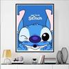 Disney Diamond Painting Stitch Cute Winking Illustration Wall Decoration Full Diamond Cross stitch DIY Gift Home Decoration