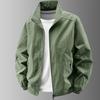 Herren Jacke mit Stehkragen Frühling Atmungsaktiv Leicht Anti-Falten Windjacke Outdoor Sport Freizeit Schnelltrocknend Arbeitsjacken