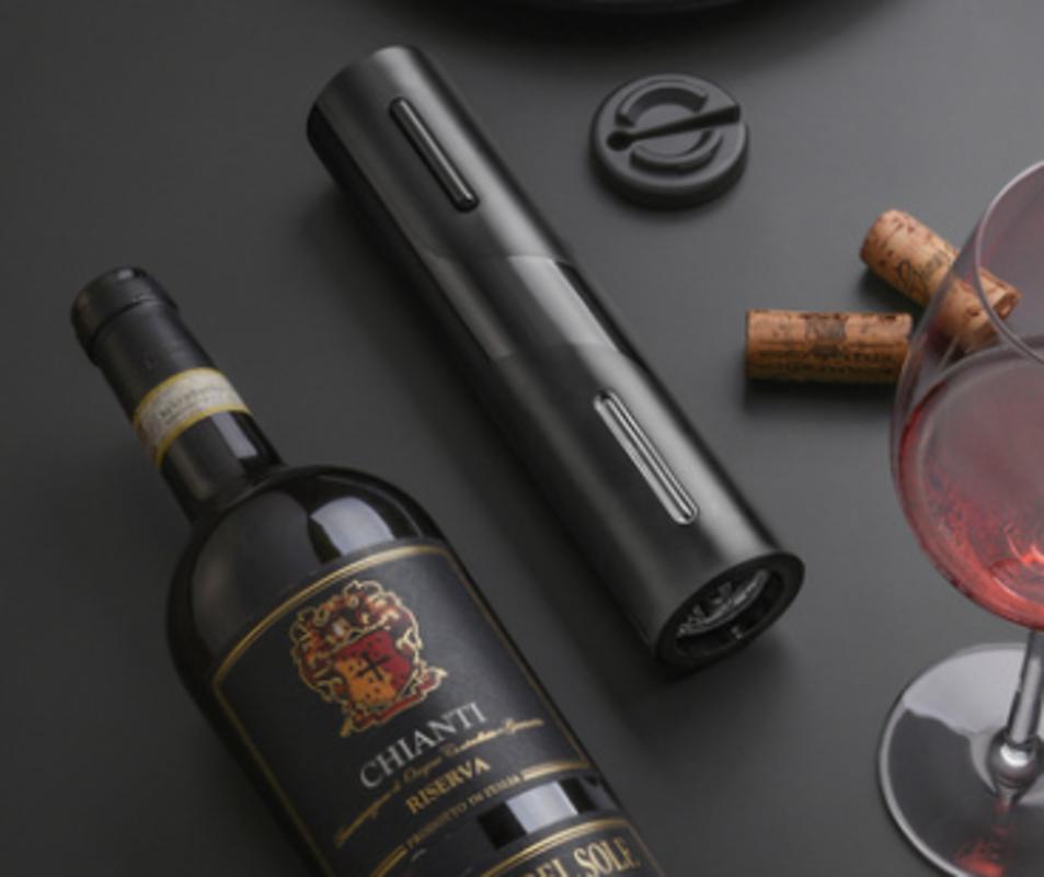 Electric Wine Bottle Opener Kit Automatic Cork Opener with Aluminum Vacuum Cutter |