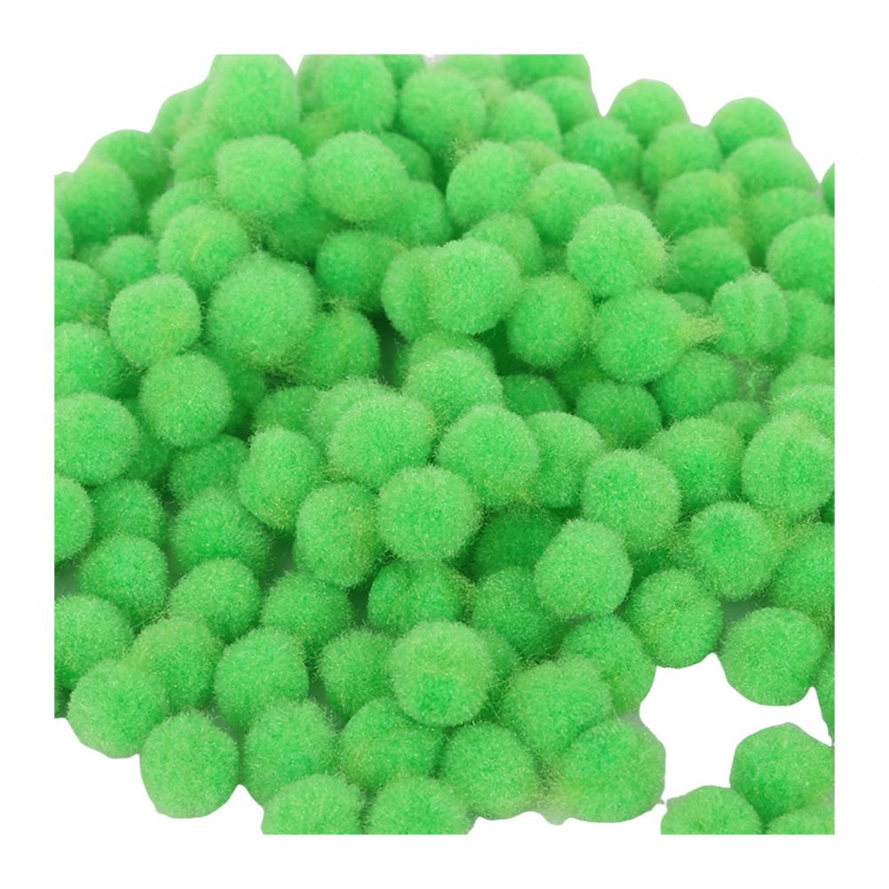 Pom Pom Craft Supplies Colorful Pom Embellishments Crafting Poms 10mm Fluffy Felt Balls for Dolls Diy Decorations for Garland