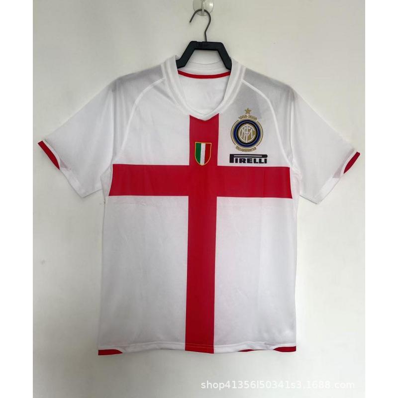 0809 Classic Retro Inter Jersey Home and Away Short-sleeved No. 22 Milito Champions League Serie A Club Football Jersey