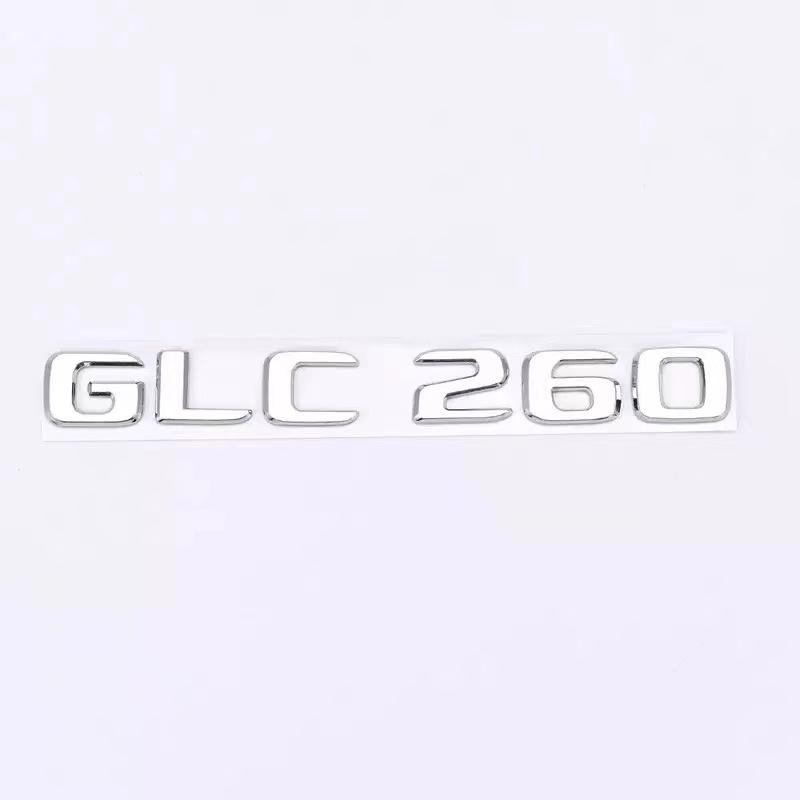 Car Tail Rear Trunk Badge Emblem Letter Stickers For GLC300de GLC300e GLC350e GLC400e 4Matic GLC X253