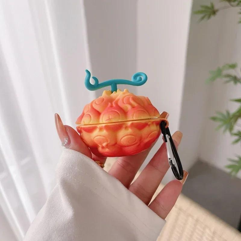 Cute Cartoon Devil Fruit Design High Quality Silicone Earphone Case for Samsung Galaxy Buds FE/2 Pro/Buds2/Pro/Live headset Case