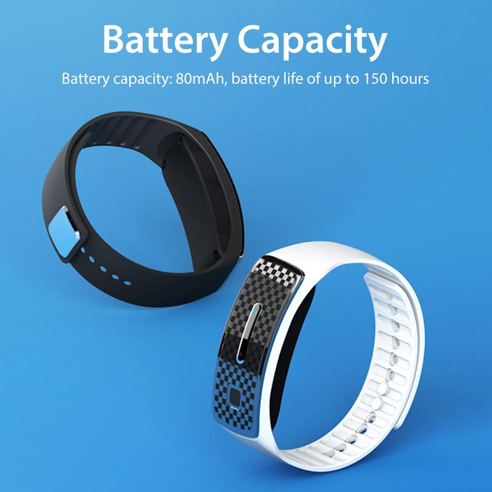 Ultrasonic Anti Mosquitoes Bite Wristband 3 Modes Kids Adult Repellents Watch Waterproof Rechargeable for Summer Indoor Outdoor