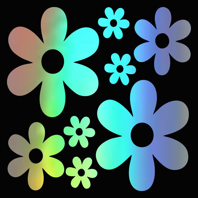G157 Autoaufkleber Blume Schön für Autofenster Karosserie Dekoration Automobile Motorrad Außenzubehör Vinyl Aufkleber