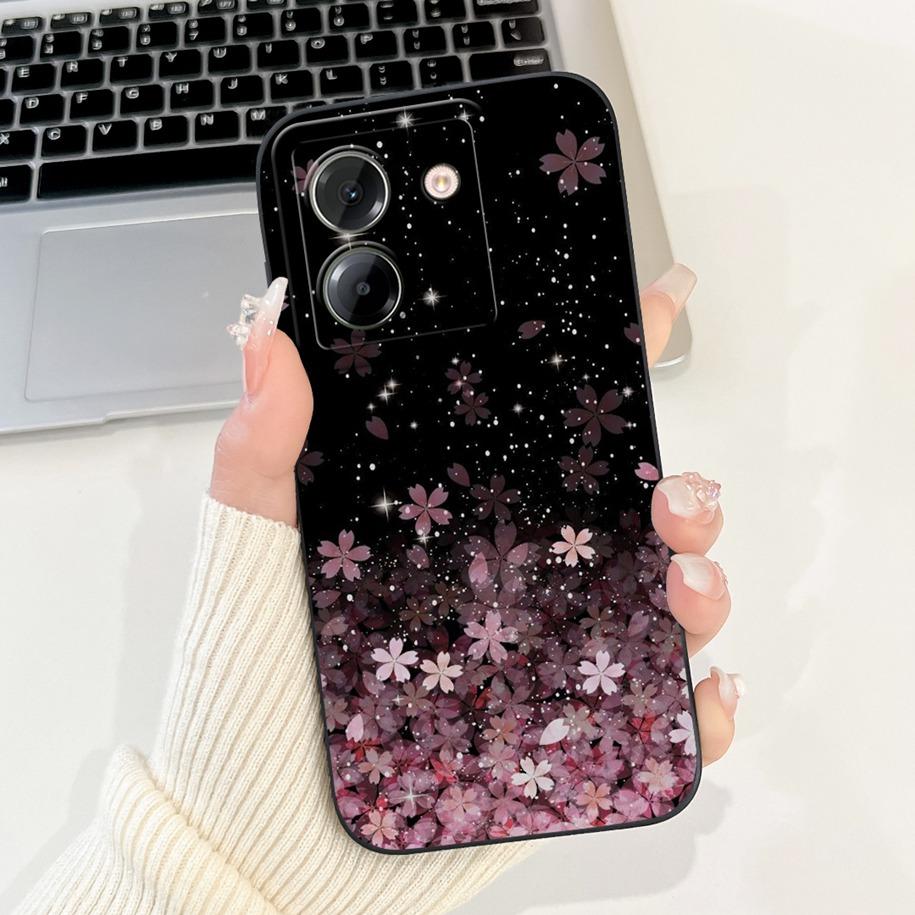 For Xiaomi Poco M7 Pro 5G Case Popular Flower Rabbit Duck Soft Liquid Silicone Cover For Xiaomi Poco M7Pro Capa 2409FPCC4G Coque