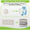 8pcs 7.5cm Wool Dryer Balls Natural Fabric Softener Reusable Antistatic  Softener Laundry Ball Home Washing Machine Accessories