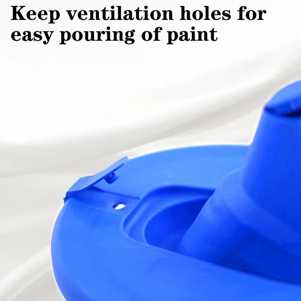 Folding Paint Bucket Paint Can Lid Reduce Messy Drips Paint Bucket Lid Paint Mix Cover Wall
