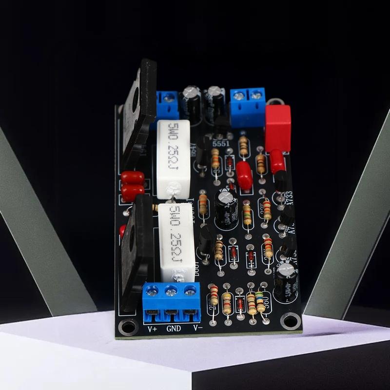 1/2/3Pcs New 2SC5200+2SA1943 Tube 100W High Power Mono Audio Amplifier Board Speaker Protect Relay