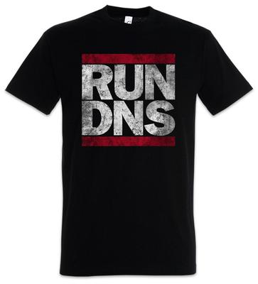 Run Dns Herren T-Shirt Domain Name System Informatik Informatiker Server Gamer