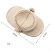 Dumpling Press Machine Wrapper Maker for Kitchen Baking small and beige