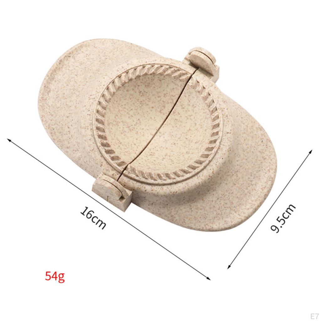 Dumpling Press Machine Wrapper Maker for Kitchen Baking small and beige