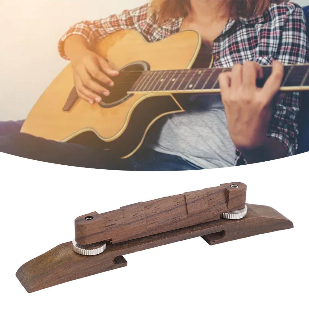 Wooden Color Guitar Bridge Archtop Jazz Guitar Bridge Vintage Rosewood Guitar Bridge Guitar
