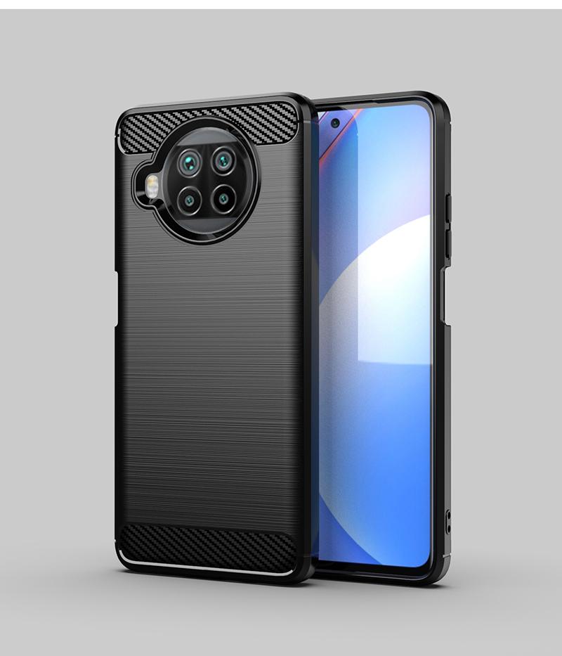 For Xiaomi Mi 10T Lite 5G Case Silicone Carbon Fiber Cover For Xiaomi 11T Pro 12 10T 10 11 Lite Case For Xiaomi Mi 10T Lite Case