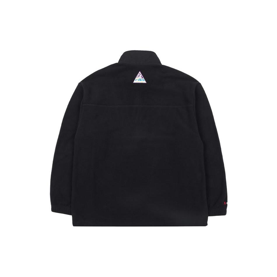 FILA Jackets Men's Black Stand Collar Moderate FS2FTC4E01X-BLK