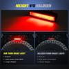 Led 3Rd Brake Light For Jeep Wrangler Jl 2018-2024 Rear High Mount Stop Light Brake Lamp Smoked Lens