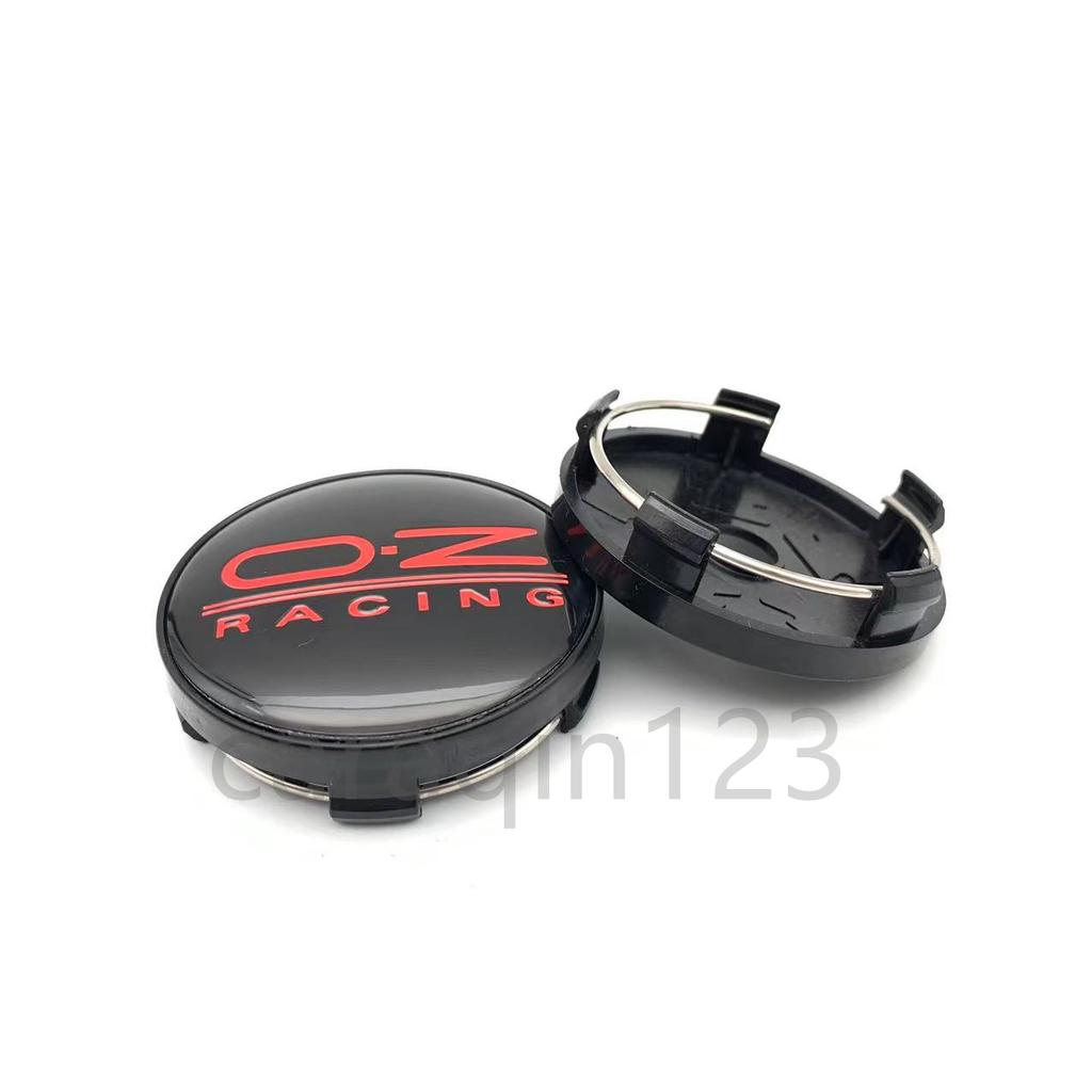 4 ΤΕΜΑΧΙΑ 60mm OZ Racing Καλύμματα Κέντρου Τροχού Αυτοκινήτου Σήμα Εμβλήματος Λογότυπο Τροχού Ετικέτα Αξεσουάρ Στυλ Αυτοκινήτου