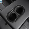 Auto Head Lights Switch / Water Cup Holder Cover Trim Accessories For VW Volkswagen Tharu / Taos 2018 -  Carbon Fiber Look
