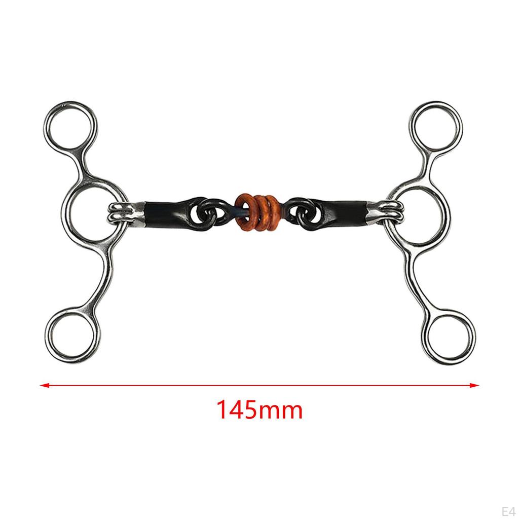 Horse Bit Mouth Snaffle H Shape Full Cheek Riding for