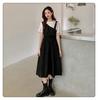 2025 French Chic Spicy Girl Flaw-Hiding Two-Piece Summer Dress - Women's Slimming, Flattering Temperament Skirt